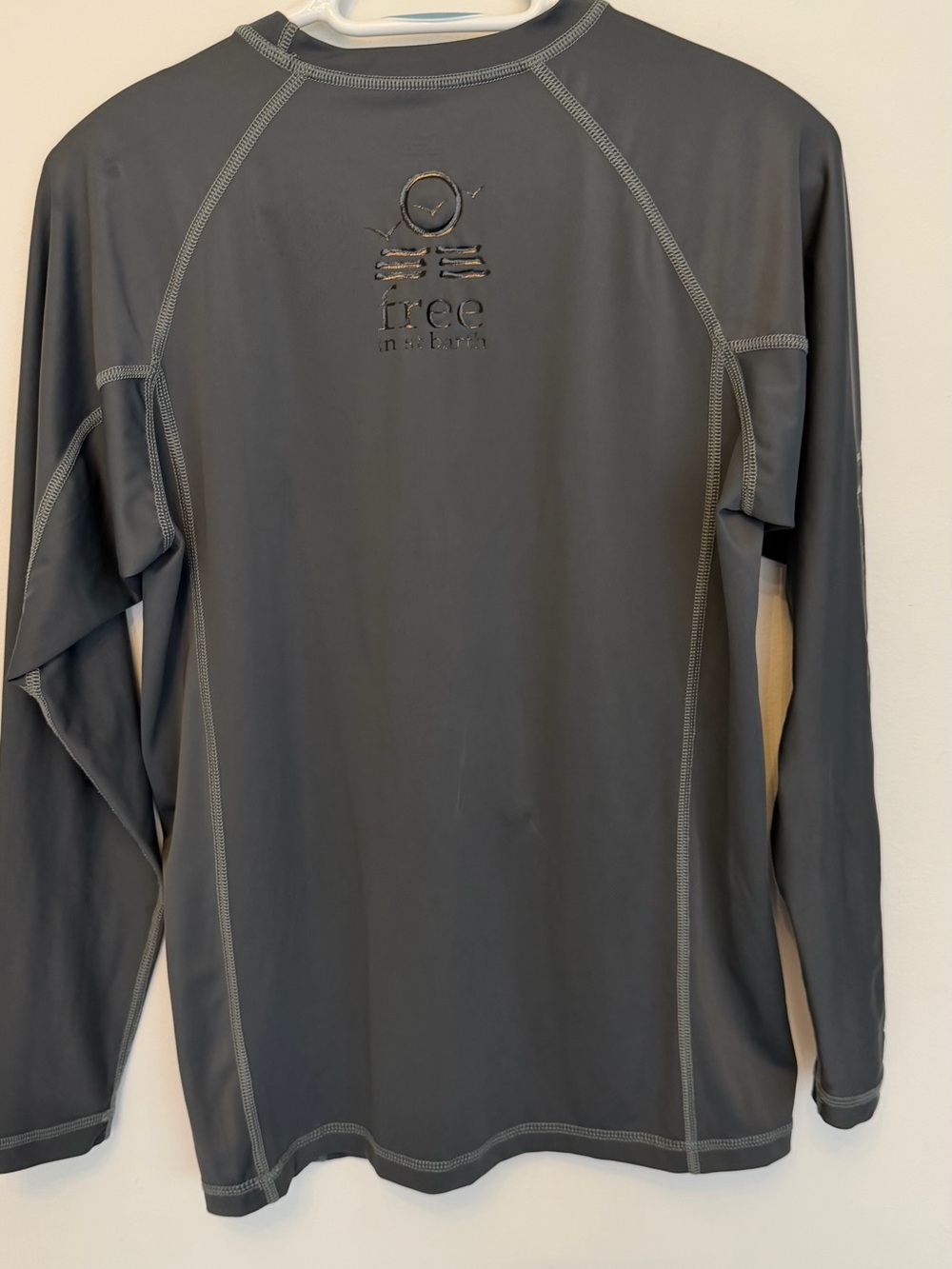 Men's Long-Sleeve Swim Top - Charcoal
